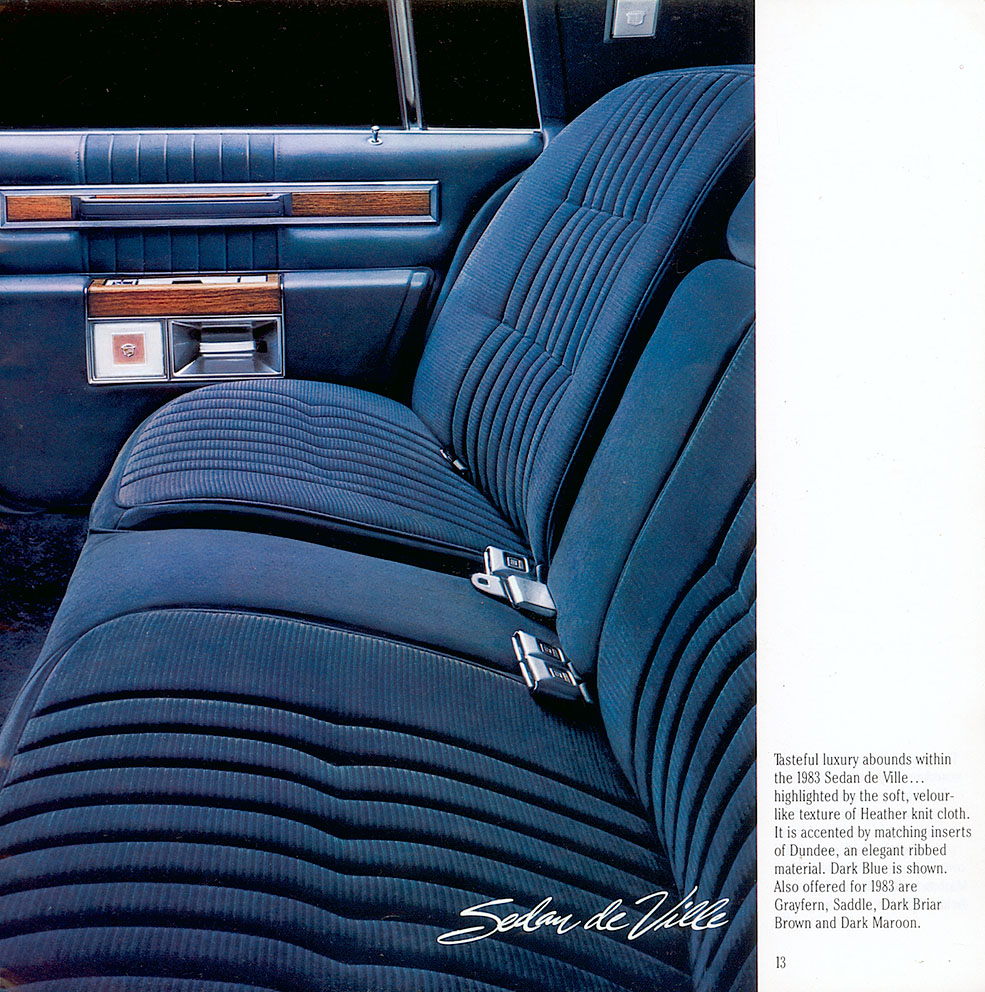 1983 Cadillac Brochure Page 20